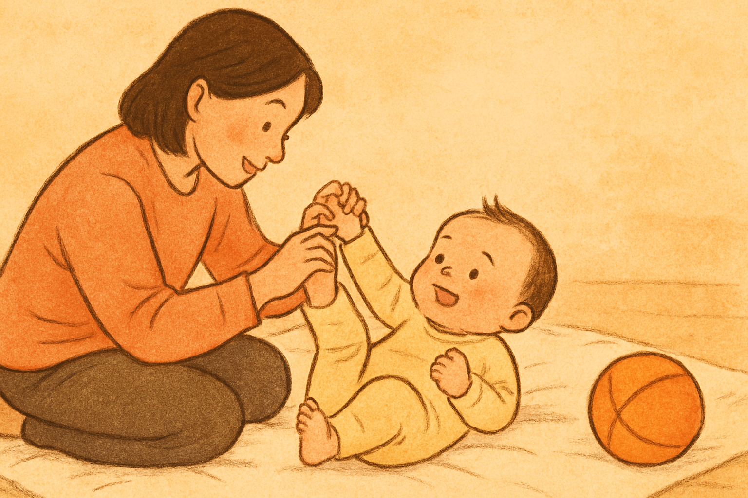 아기 성장 발달과 신체활동: 생후 6개월부터 가능한 맞춤형 신체놀이의 중요성