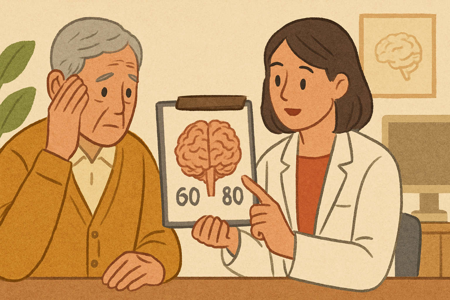 치매 발병과 뇌 나이: 실제 나이와의 차이가 미치는 영향